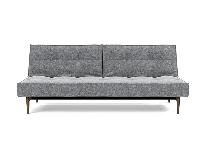 Splitback Styletto Sofa Bed Dark Wood - variant image