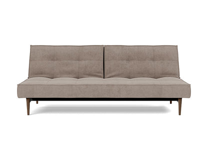 Splitback Styletto Sofa Bed Dark Wood - variant image