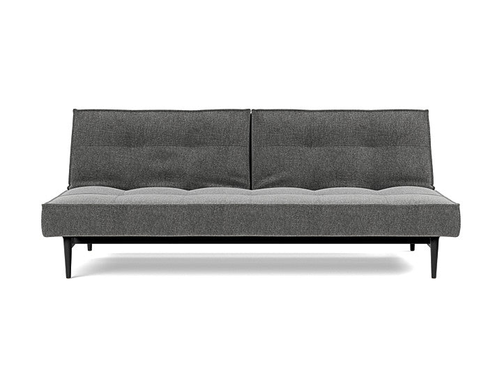 Splitback Styletto Sofa Bed Black Wood - variant image
