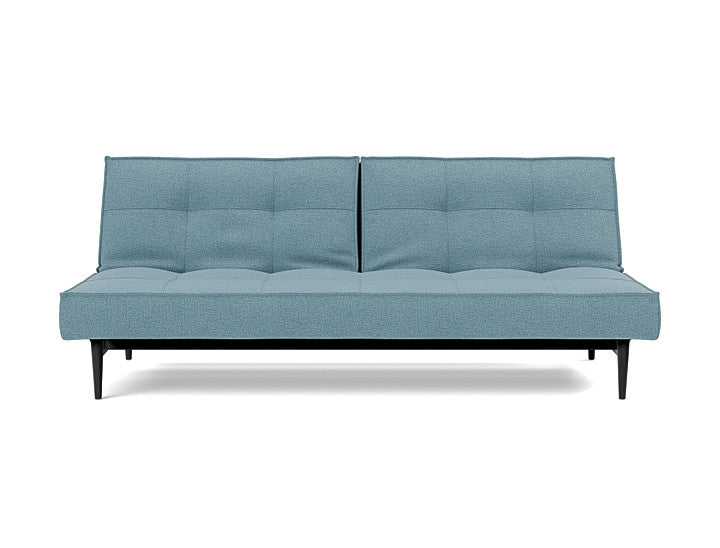 Splitback Styletto Sofa Bed Black Wood - variant image