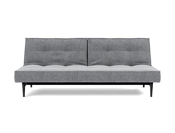Splitback Styletto Sofa Bed Black Wood - variant image