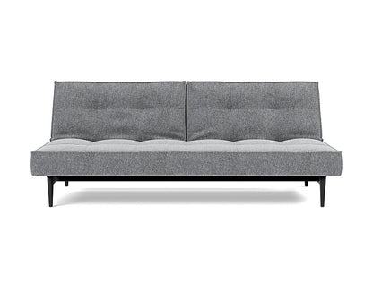 Splitback Styletto Sofa Bed Black Wood - variant image