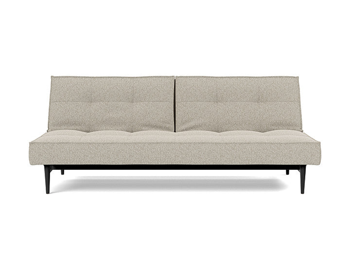 Splitback Styletto Sofa Bed Black Wood - variant image