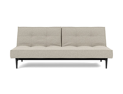 Splitback Styletto Sofa Bed Black Wood - variant image