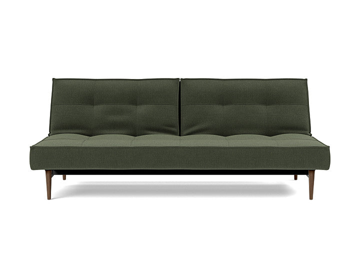 Splitback Styletto Sofa Bed Dark Wood - variant image