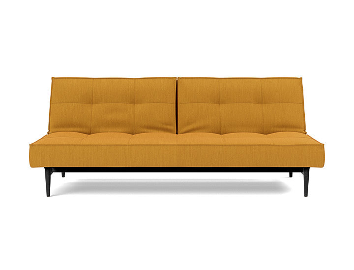 Splitback Styletto Sofa Bed Black Wood - variant image