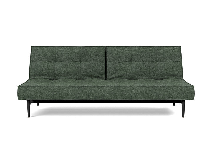 Splitback Styletto Sofa Bed Black Wood - variant image