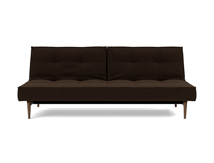 Splitback Styletto Sofa Bed Dark Wood - variant image