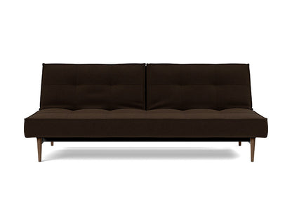 Splitback Styletto Sofa Bed Dark Wood - variant image