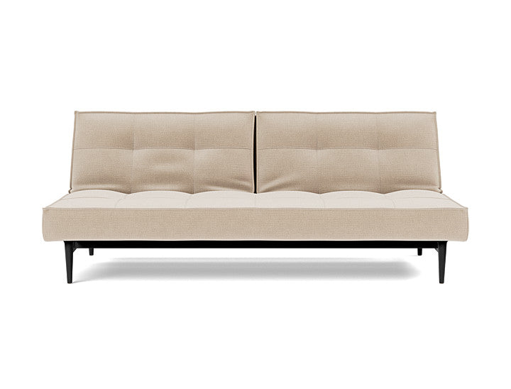Splitback Styletto Sofa Bed Black Wood - variant image