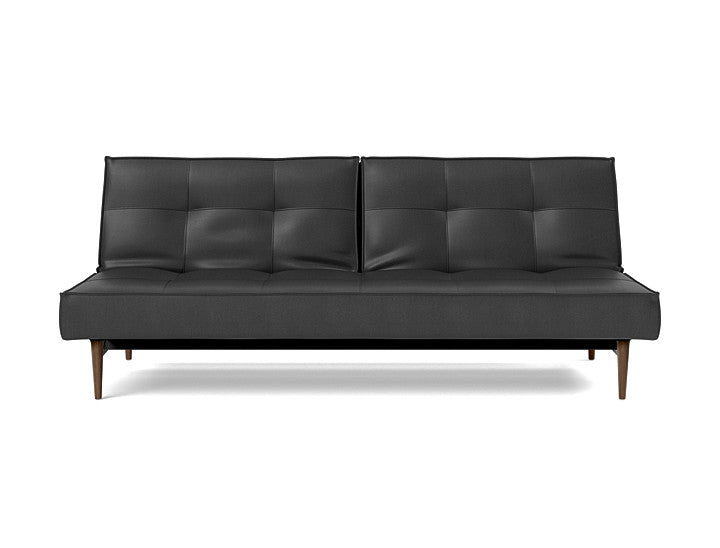Splitback Styletto Sofa Bed Dark Wood - variant image