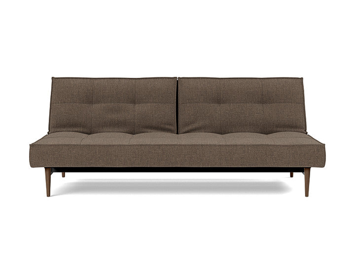 Splitback Styletto Sofa Bed Dark Wood - variant image