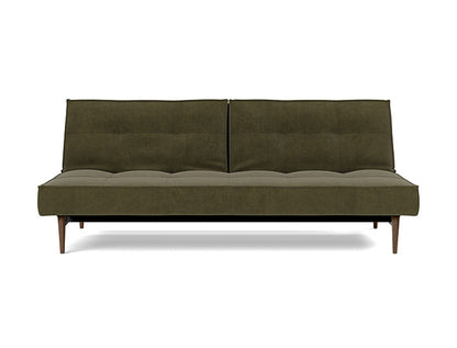 Splitback Styletto Sofa Bed Dark Wood - variant image