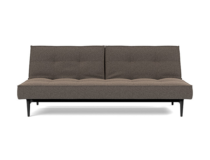 Splitback Styletto Sofa Bed Black Wood - variant image