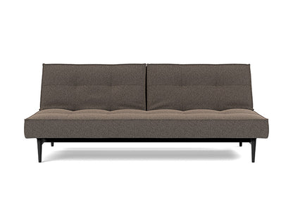 Splitback Styletto Sofa Bed Black Wood - variant image