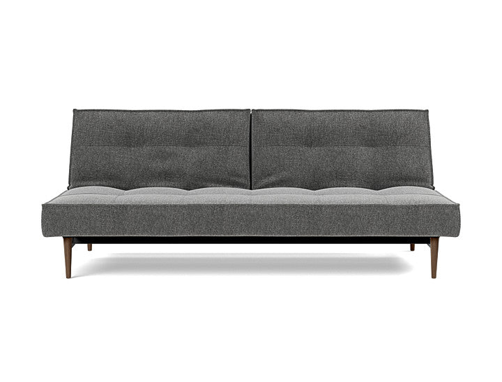 Splitback Styletto Sofa Bed Dark Wood - variant image