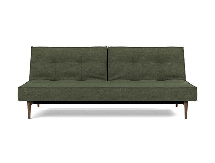 Splitback Styletto Sofa Bed Dark Wood - variant image