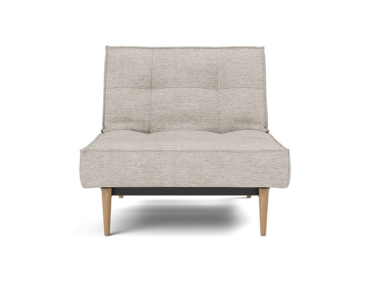 Splitback Styletto Chair Light Wood - angle 1