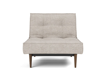 Splitback Styletto Chair Dark Wood - angle 1