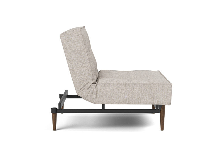 Splitback Styletto Chair Dark Wood - angle 2