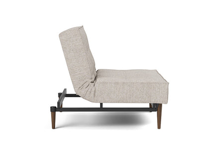 Splitback Styletto Chair Dark Wood - angle 2