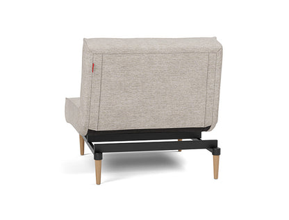 Splitback Styletto Chair Light Wood - angle 3