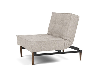 Splitback Styletto Chair Dark Wood - angle 4