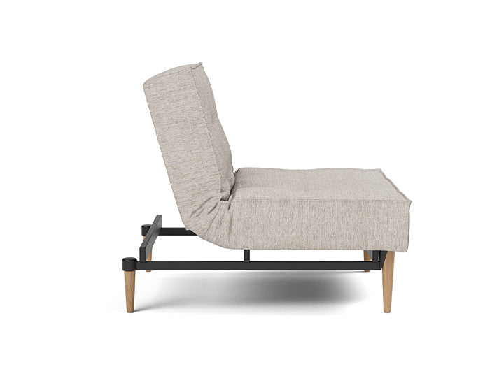 Splitback Styletto Chair Light Wood - angle 2