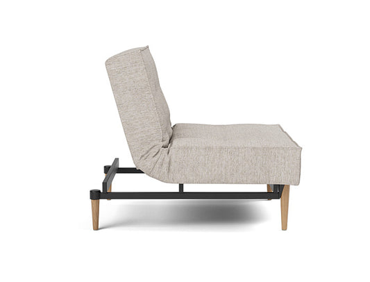 Splitback Styletto Chair Light Wood - angle 2