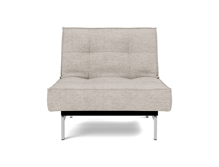 Splitback Chrome Chair - angle 1