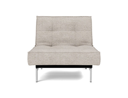 Splitback Chrome Chair - angle 1