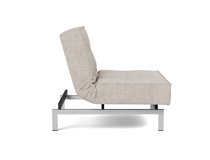 Splitback Chrome Chair - angle 2