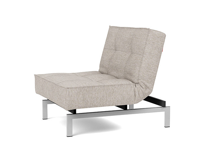 Splitback Chrome Chair - angle 4