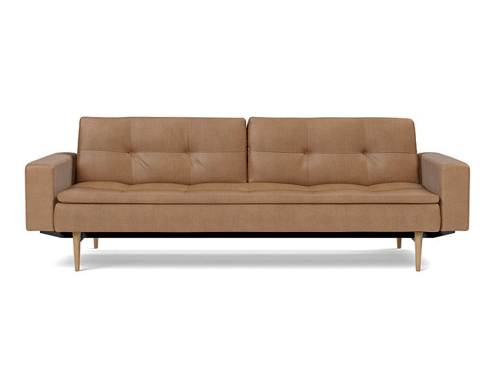 Dublexo Styletto Sofa Bed Light Wood With Arms - variant image