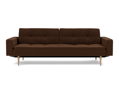 Dublexo Styletto Sofa Bed Light Wood With Arms - variant image