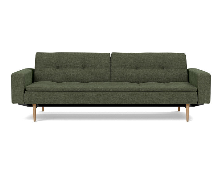 Dublexo Styletto Sofa Bed Light Wood With Arms - variant image