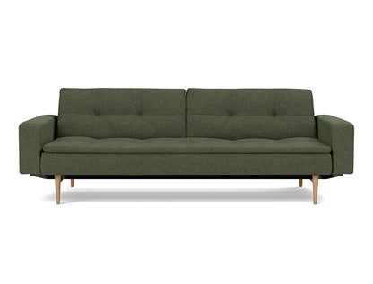 Dublexo Styletto Sofa Bed Light Wood With Arms - variant image