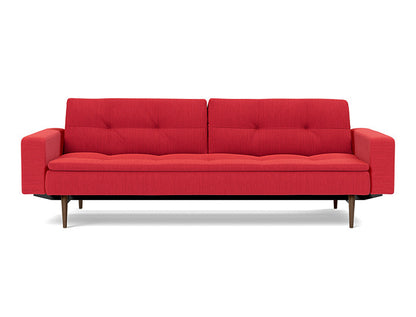 Dublexo Styletto Sofa Bed Dark Wood With Arms - variant image