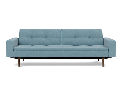 Dublexo Styletto Sofa Bed Dark Wood With Arms - variant image