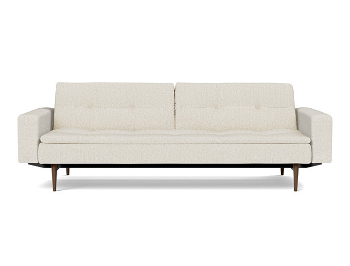 Dublexo Styletto Sofa Bed Dark Wood With Arms - variant image