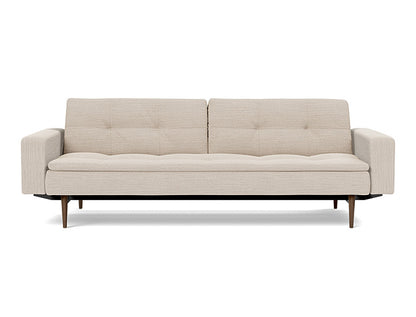 Dublexo Styletto Sofa Bed Dark Wood With Arms - variant image