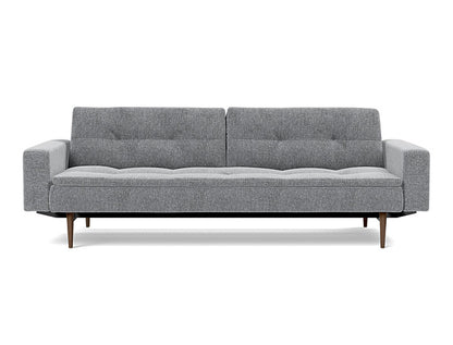Dublexo Styletto Sofa Bed Dark Wood With Arms - variant image
