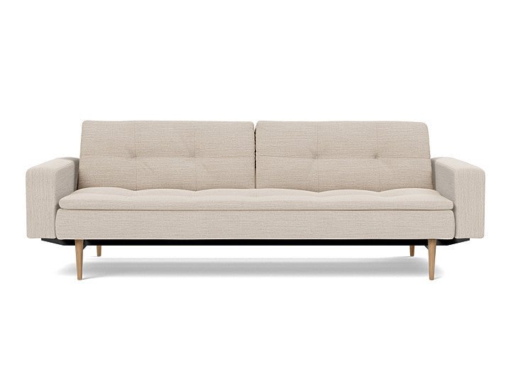 Dublexo Styletto Sofa Bed Light Wood With Arms - variant image
