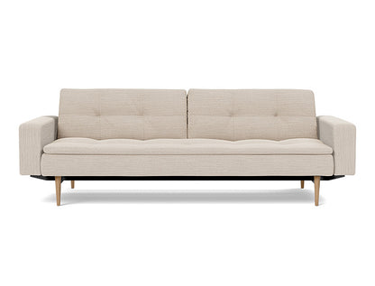 Dublexo Styletto Sofa Bed Light Wood With Arms - variant image