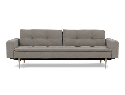 Dublexo Styletto Sofa Bed Light Wood With Arms - variant image