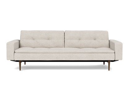 Dublexo Styletto Sofa Bed Dark Wood With Arms - variant image