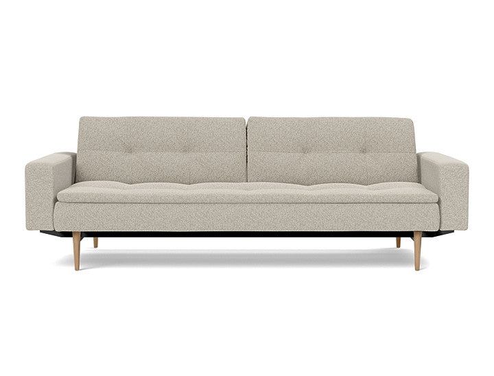 Dublexo Styletto Sofa Bed Light Wood With Arms - variant image