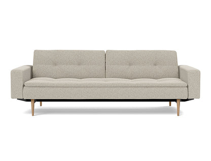 Dublexo Styletto Sofa Bed Light Wood With Arms - variant image