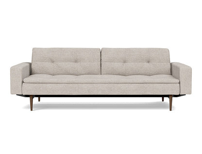 Dublexo Styletto Sofa Bed Dark Wood With Arms - variant image