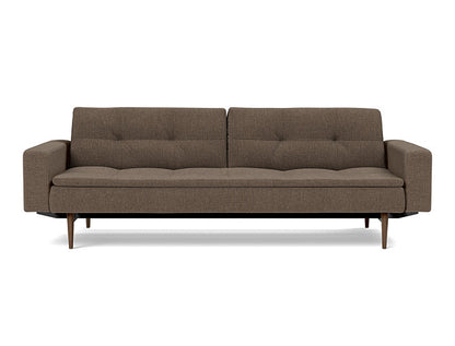 Dublexo Styletto Sofa Bed Dark Wood With Arms - variant image